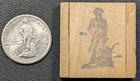 1925 Lexington-concord Commem Half Dollar W  Extremely Rare Original Wooden Box 