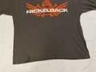 2012 Gray Nickelback Concert North America Tour Music  Band T-shirt  Size Xl