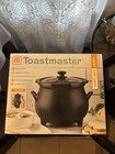 Toastmaster 4 Qt Black Cauldron Slow Cooker Removable Crock Glass Lid Halloween