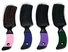 Showman Mane   Tail Brush W  Rubber Grip Handle