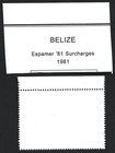 Belize 1981 Surcharge  1 On  1 50 Mnh