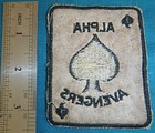 Patch - 101st Airborne - Alpha Avengers - Ace Of Spades - Vietnam War - D 274