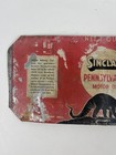 Vintage Metal 1 Quart Sinclair Motor Oil Can Advertising Sign Flat  Black Dino