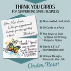 Business Blank Thank You Cards Qty  500 Colorful Butterflies Springtime -3 5 x2 