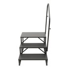 Portable Step Ladder W  Handrails Swimming Pool Ladder Above Ground Home Decor