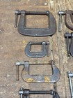  16  Vintage C Clamps Craftsman  B c  Stanley  3    2 5    2    1  Clamp Made In Usa