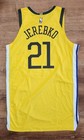 Jonas Jerebko 2018-2019 Golden State Warriors Game Used Jersey     Meigray Letter