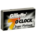 100 Gillette 7 O  Clock Super Platinum Stainless De Double Edge Razor Blades