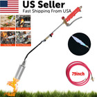 Portable Propane Torch Weed Burner Ice Snow Melter Outdoor Flame Thrower W  Hose
