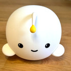 Night Light Squish Color-changing Silicone Light  White Bubble Fish