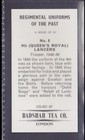 9th  queen s Royal  Lancers - Trooper - 50   Year Old English Trade Card   8