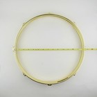 2 Pcs 14  Drum Hoops Snare Drum Hoops 8 Lug 2 3mm Brass 1 Batter 1 Snare