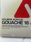 Holbein Artist Acrylic Gouache 18 Color Set   New  