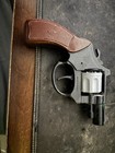Vintage Ja-ru Toy Cap Gun Revolver Black   White Plastic Cap Pistol