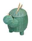 Dinosaur Handmade Rattan Dragon Kids Room Jurassic Park Nest Basket Wicker Bin