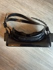 Vintage Us Divers Aqua Lung Black Rubber Scuba Diving Mask Tempered Glass Single