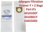 12 Hoover Type Y Vacuum Bags Micro Filtration - Pet Odor Absorbing -
