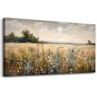 Wapluam Wall Decor For Living Room Canvas Prints 40l  X 20w  Rural Landscape