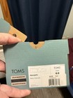 Toms Alpargata Navy Blue Canvas Slip-on Flats Women   s Us 6 5 Closed Toe