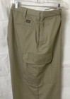 Cintas Men s Cargo Flex Work Trouser Relax-fit Brown Stretch Workwear Pant 38 34
