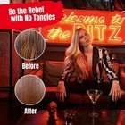 Detangler Hair Brush - Heat   Water Resistant Compact Hair Brush Skull Design   
