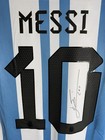 Lionel Messi Signed Argentina 2022 World Cup Jersey Icons Coa Nwt L