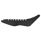 2006-2012 Suzuki Ltr 450  Ltr450 Gripper Seat Cover  All Black W  White Rib  194