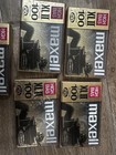 Maxell Xl Ii 100 Minute Audio Cassette Tape High Bias New   Sealed Lot Of 5