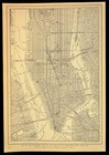 1921 Vintage New York City Map Antique Manhattan Street Map Wall Art Decor