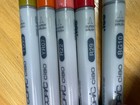 Assorted Copic Markers Lot Ciao Sketch Used Lot Of 5