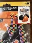 Vintage Halloween Decorations 30   hanging Balloon  Chandelier Pumpkin Witch New