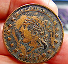 1837 Hard Times Token--- millions For Defence--not One Cent For Tribute 