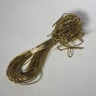 50pc Metallic Gold Stretch Loops Gift Wrapping Elastic Cord W Bow 16  Japan
