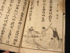 Antique Japanese Meiji Era  Book C  1899 Wood Block Printed W 14 Picture Pages