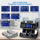 Munbyn Bank Grade Mixed Money Counter Counterfeit Detection Bill Value Counter