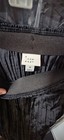 A New Day Women   s Maxi Skirt Pleated Elastic Waist Black Size M