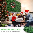 12pcs 24 x16  Artificial Boxwood Mat Wall Hedge Decor Privacy Fence Panel Grass