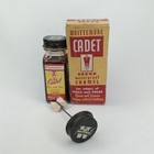 Antique 1940s Whittemore s Cadet Heel   Sole Enamel Shoe Polish Bottle With Box