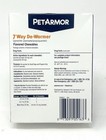 Petarmor 7 Way De-wormer For Dogs  6lbs-25lbs -6 Chews