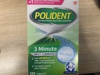 Polident 3 Minute Denture Cleanser Tablets - 120 Count