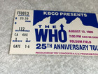 Who 1989 Unused Ticket 25th Anniversary Roger Daltrey Pete Townshend Usa