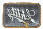 Schlitz Patch Embroidered Vintage 1 7 8  X 2 7 8  C1975-85