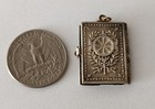 Antique Silver P Miniature Erotica Book Pendant Locket Hidden Photos Art Nouveau