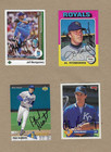 Kansas City Royals Trading Card Autograph Auto Signed You Pick