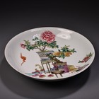 Chinese Antique Rare Famille Rose Porcelain Plate