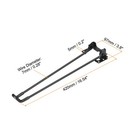 4pcs Foldable Furniture Legs 17  - Metal Folding Hairpin Table Legs For Desk