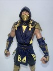 Mcfarlane Toys Mortal Kombat 11 Scorpion In The Shadows Variant Blue Gold Loose