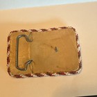 Beautiful Native American Plains Beaded Belt Buckle Hand Beaded Geometric Design