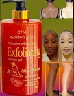 Golden Glow Intensive Shower Gel Skin Whitening Gentle Exfoliant  1l  usa Stock 