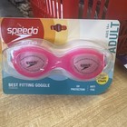 Speedo Adult Boomerang Goggles Uv Protection Anti-fog Easy Adj Straps Pink     a31